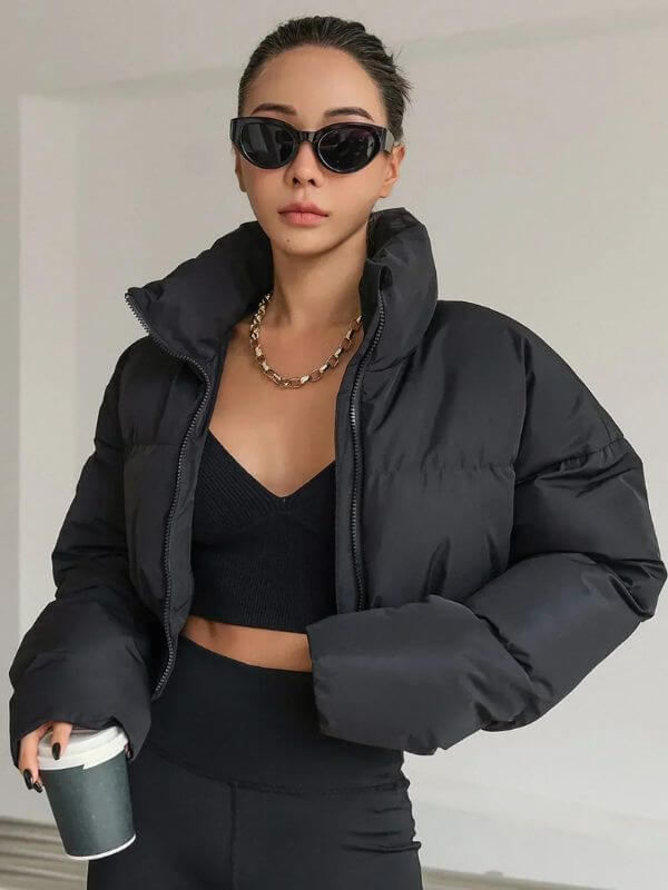 Warm Down Filled Women's Coat - Luxivelle