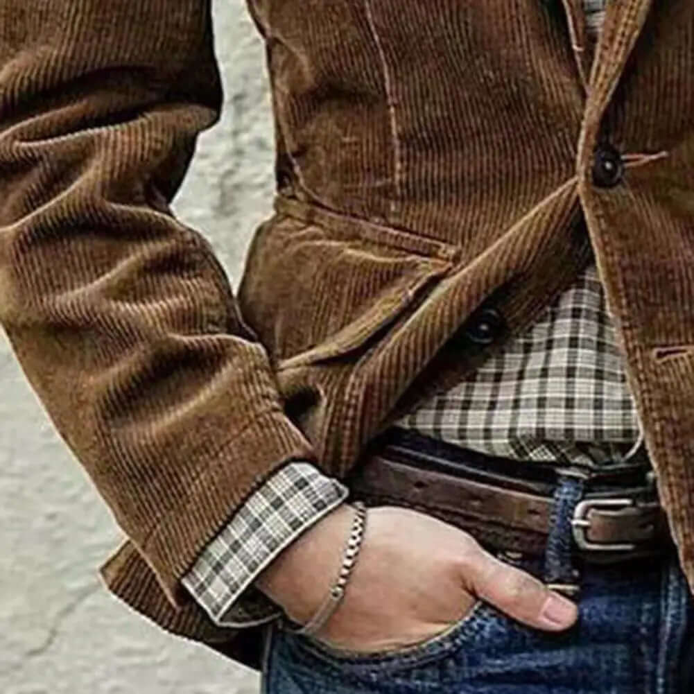 Classic Textured Jacket for Men