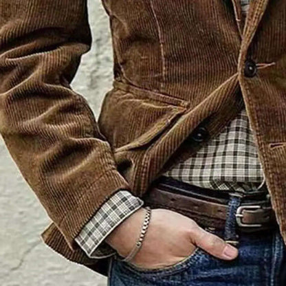 Classic Textured Jacket for Men