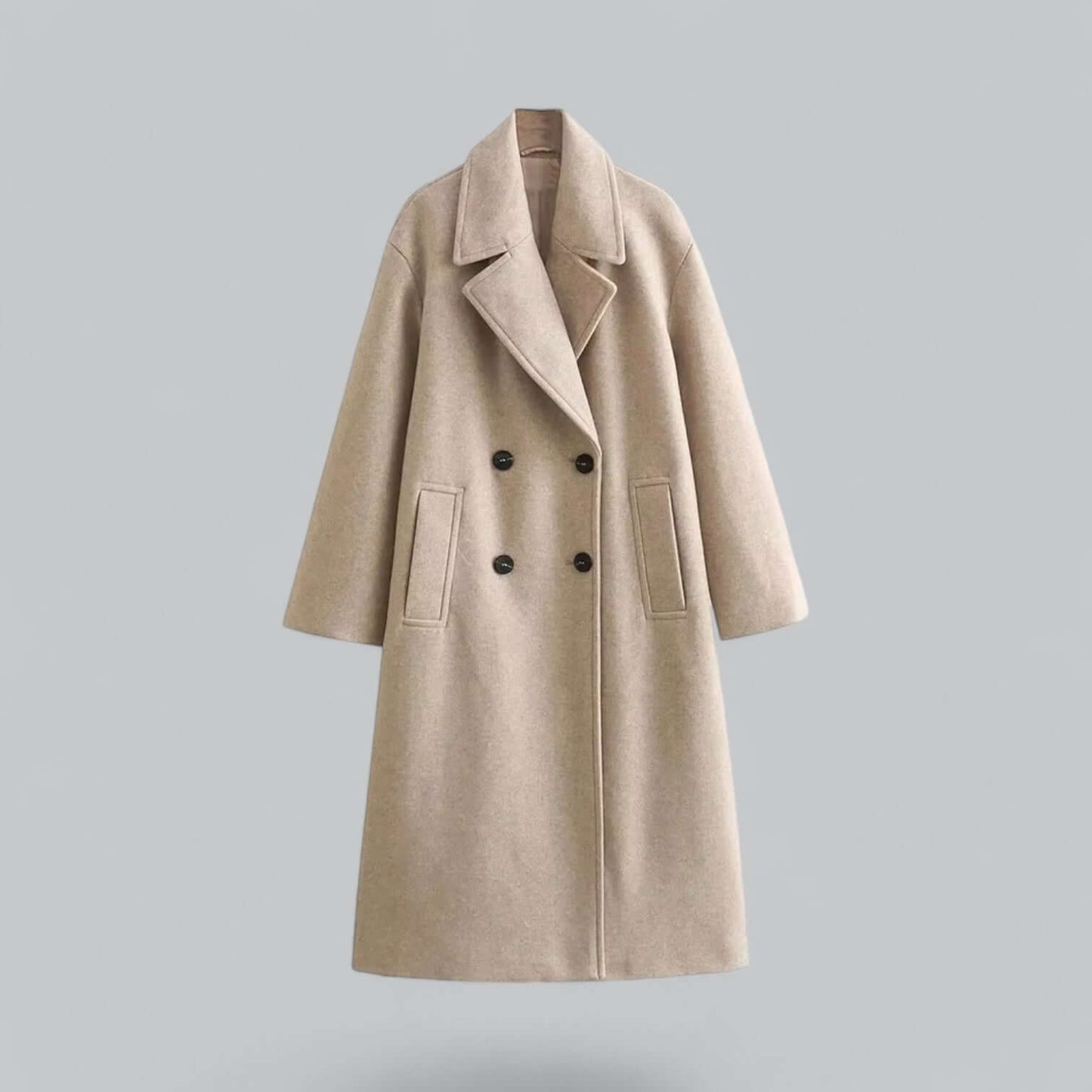 Ladies Large Double Breasted Coat