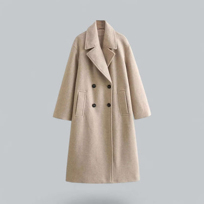 Ladies Large Double Breasted Coat