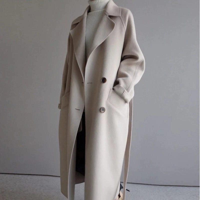 Classic Warm Double Layer Coat - Luxivelle
