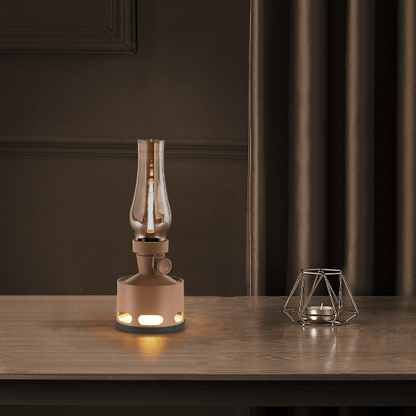 Retro LED Lantern - Rechargeable USB Powered