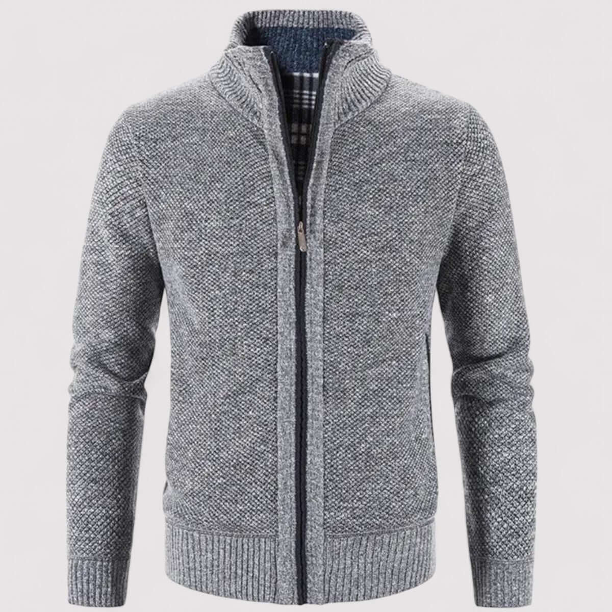 Classic Men's Wool Sweater Cardigan