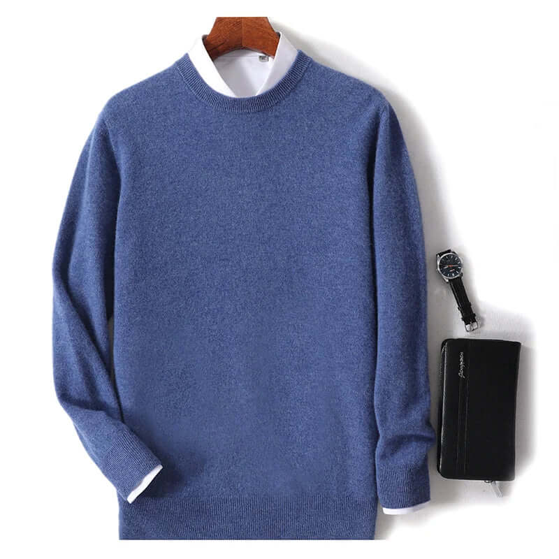 Men's Cozy Crew Neck Pullover Sweater