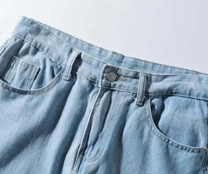 Comfortable Men's Straight Leg Casual Jeans