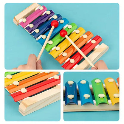 Educational Wooden Baby Playset 5 Piece Learning Set