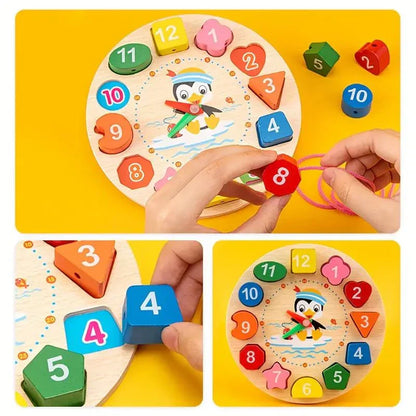 Educational Wooden Baby Playset 5 Piece Learning Set
