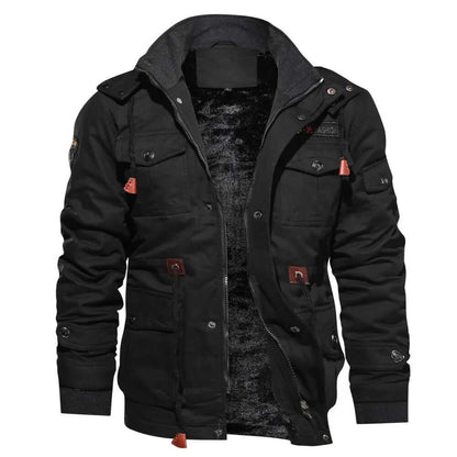 Waterproof Men's Removable Hood Parka Coat
