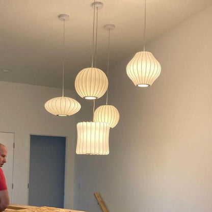 Rustic Wooden Hanging Light