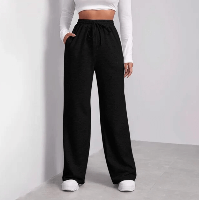Comfortable Elastic Waist Women's Trousers - Luxivelle