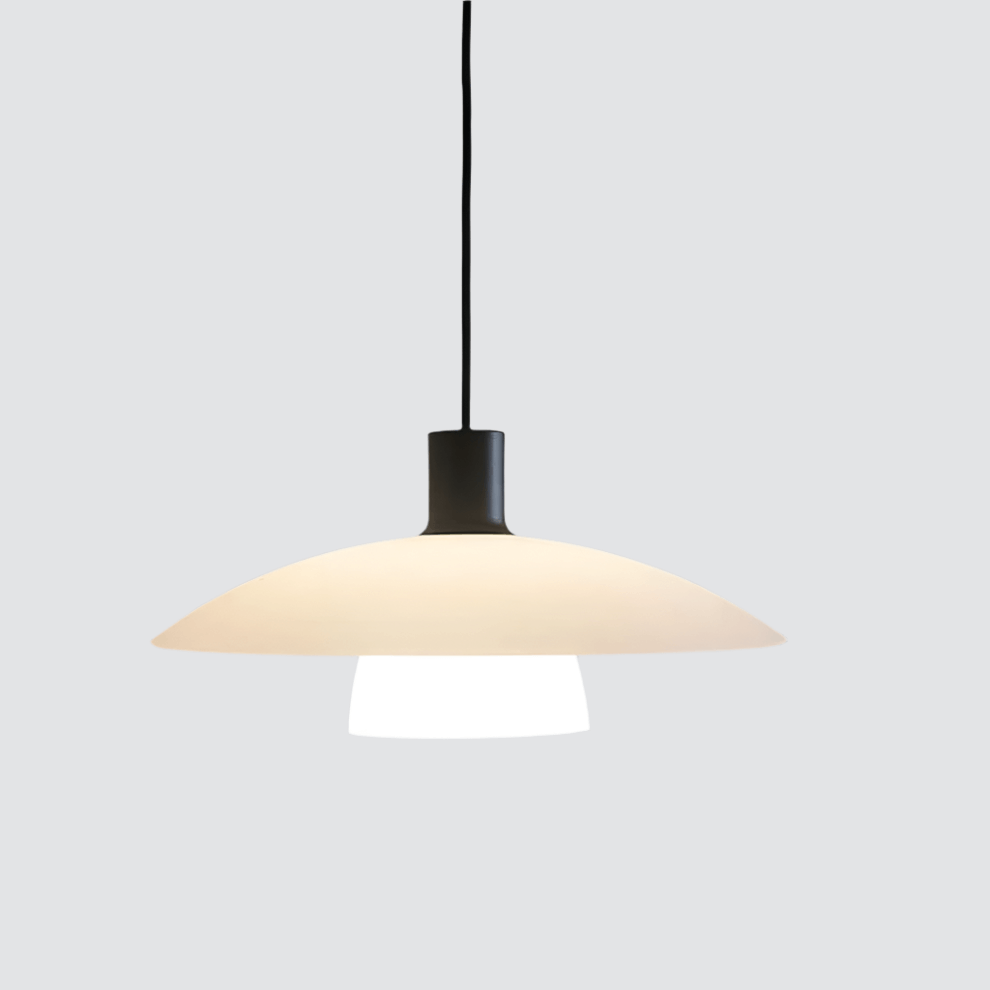 Sleek Clear Glass Hanging Light Fixture