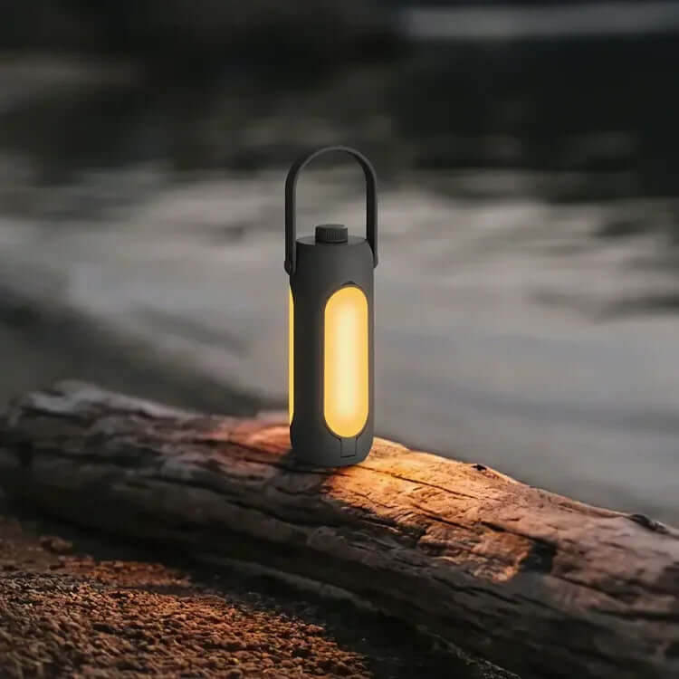 Compact LED Outdoor Lantern with Flashlight & Emergency Light
