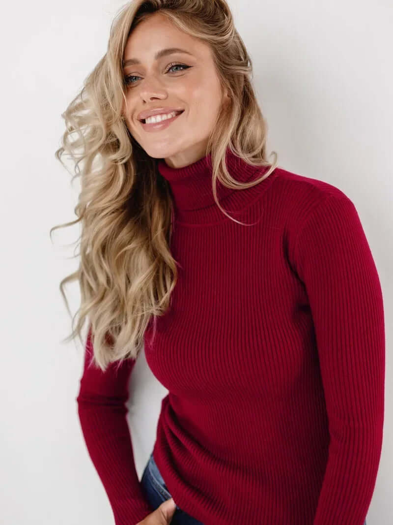 Classic Fit Crew Neck Knit Sweater