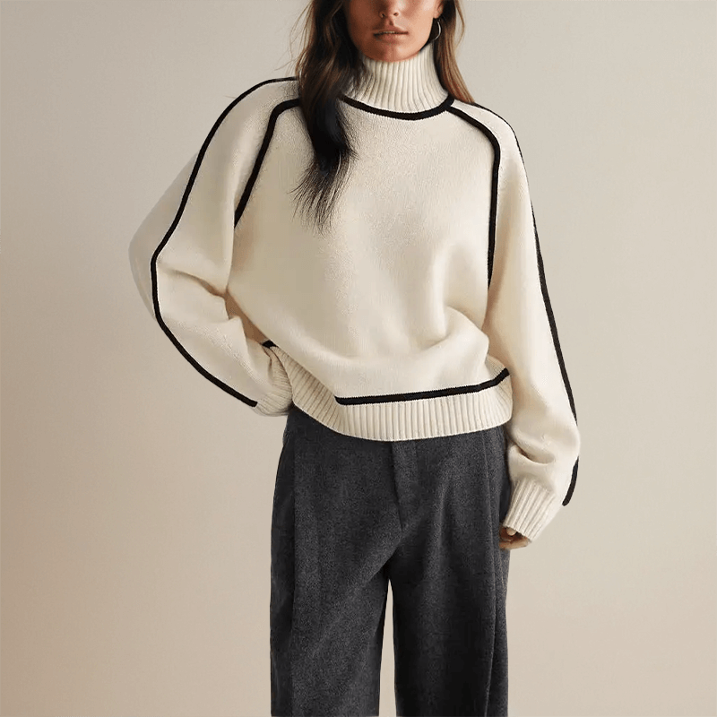 Ladies' Crew Neck Warm Winter Sweater