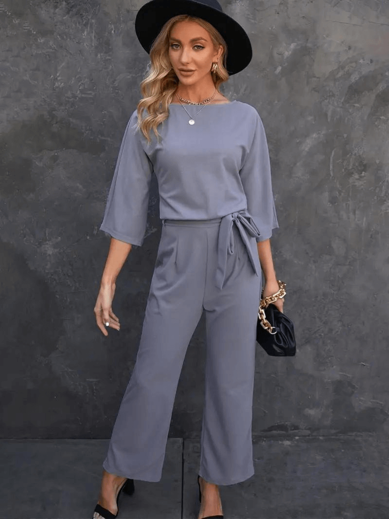 Ladies' Flowy Waist Jumpsuit Pants