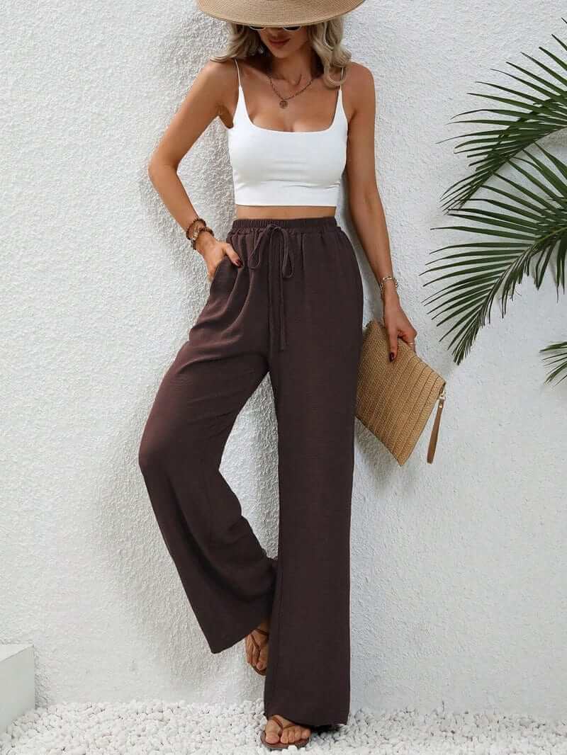 Relaxed Fit Cotton Pants