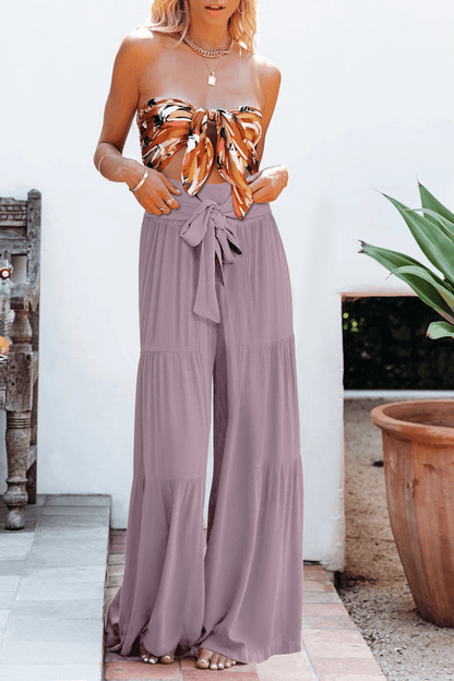 Comfortable Women's Relaxed Fit Wide Leg Trousers