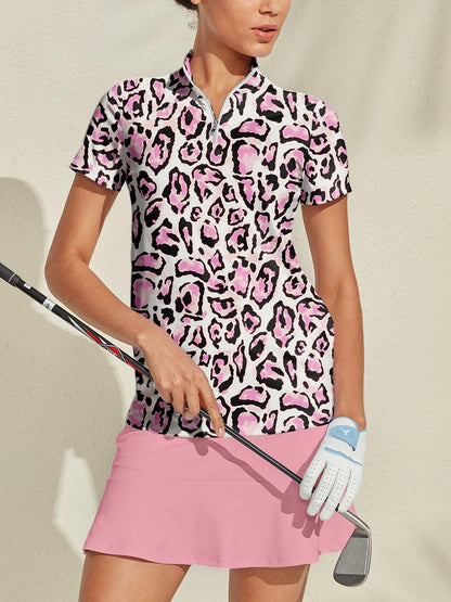 Fun Outdoor Quarter Zip Golf Shirt UPF 50+