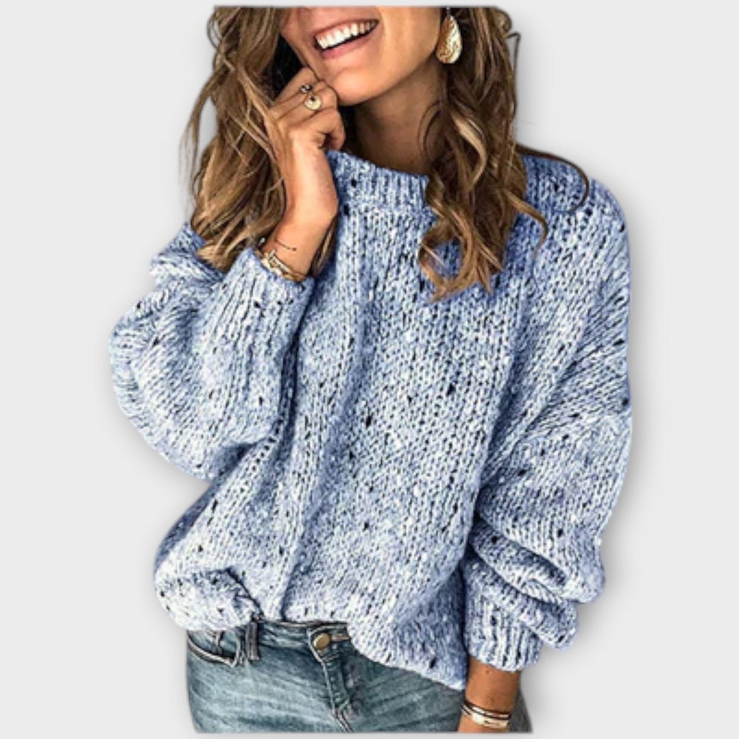 Soft Vintage Style Knit Sweater