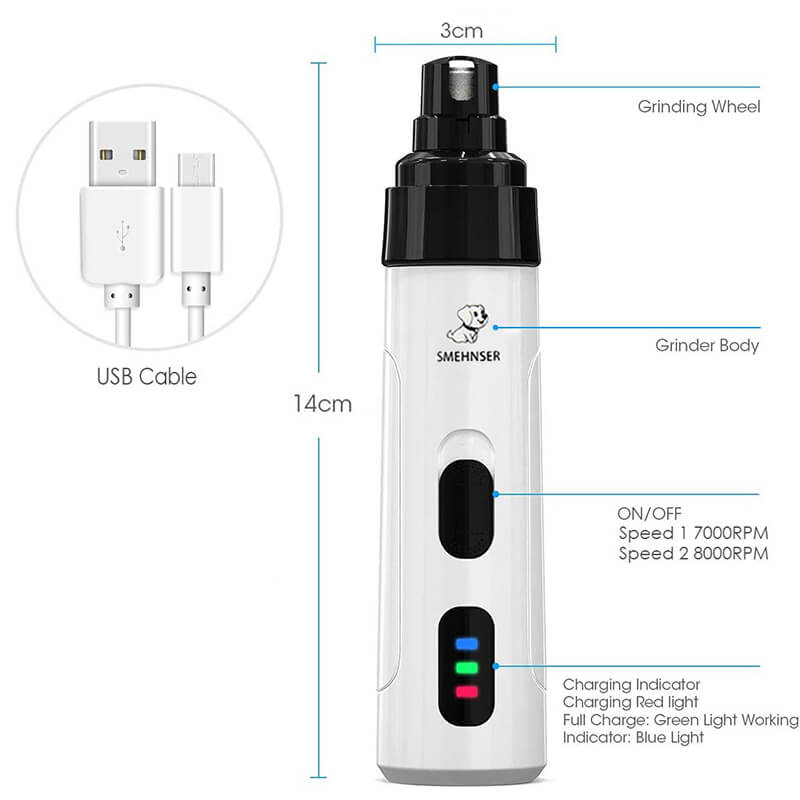 Quiet Pet Nail Clipper for Dogs and Cats - Luxivelle