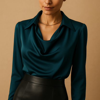 Slim Fit Ladies Blouse - Luxivelle
