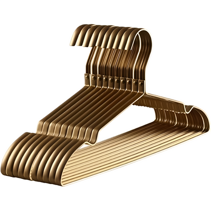 Premium Non-Slip Velvet Hangers - Rose Gold & Silver Coat Hangers - Luxivelle