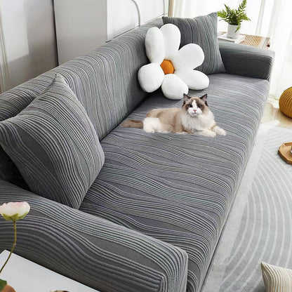 Luxury Plush Stretch Sofa Slipcover - Durable & Pet Friendly - Luxivelle