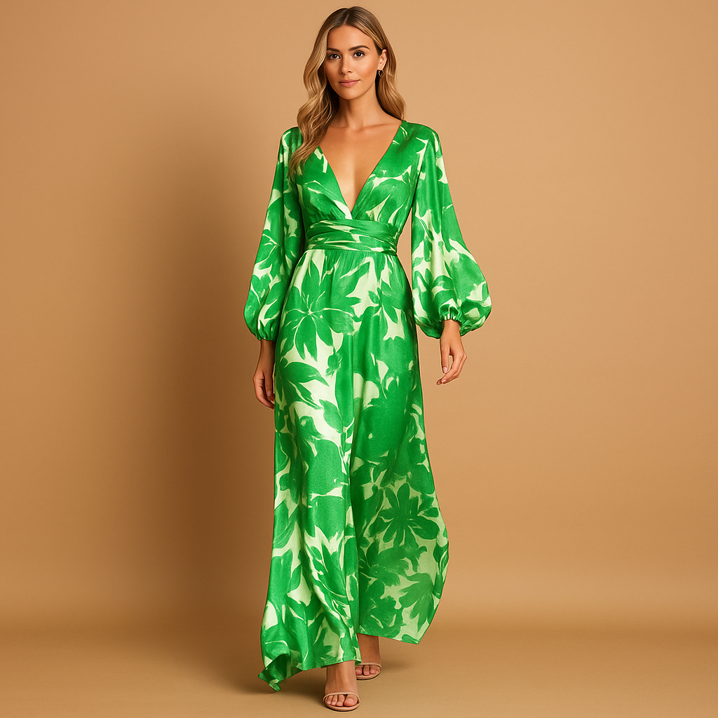 Chic Midi Dress for Ladies Talia - Luxivelle