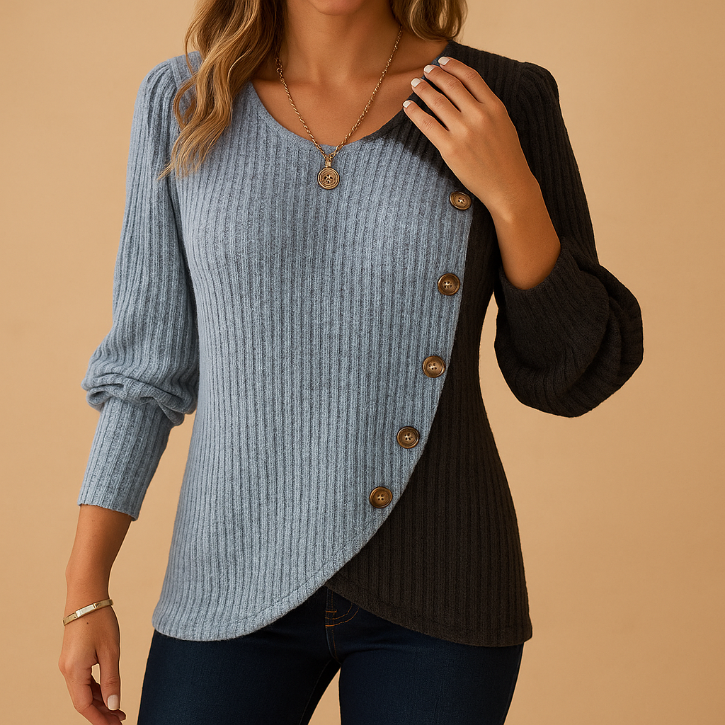 Classic Women's Knit Crew Sweater - Luxivelle