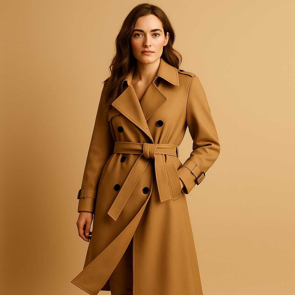 Stylish Women's Long Parka Coat Celeste - Luxivelle