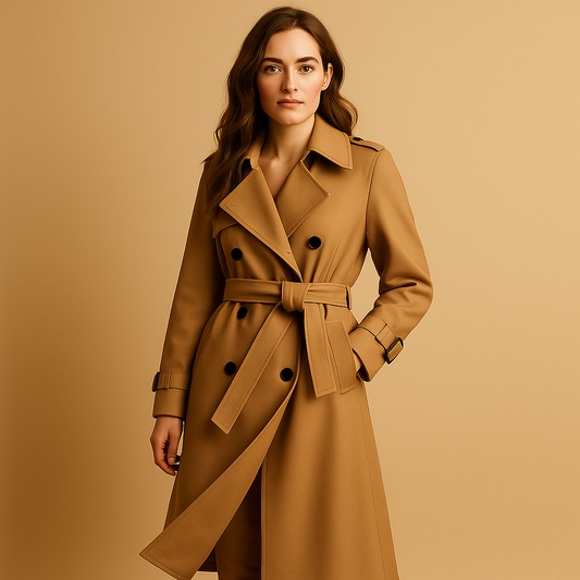 Stylish Women's Long Parka Coat Celeste - Luxivelle