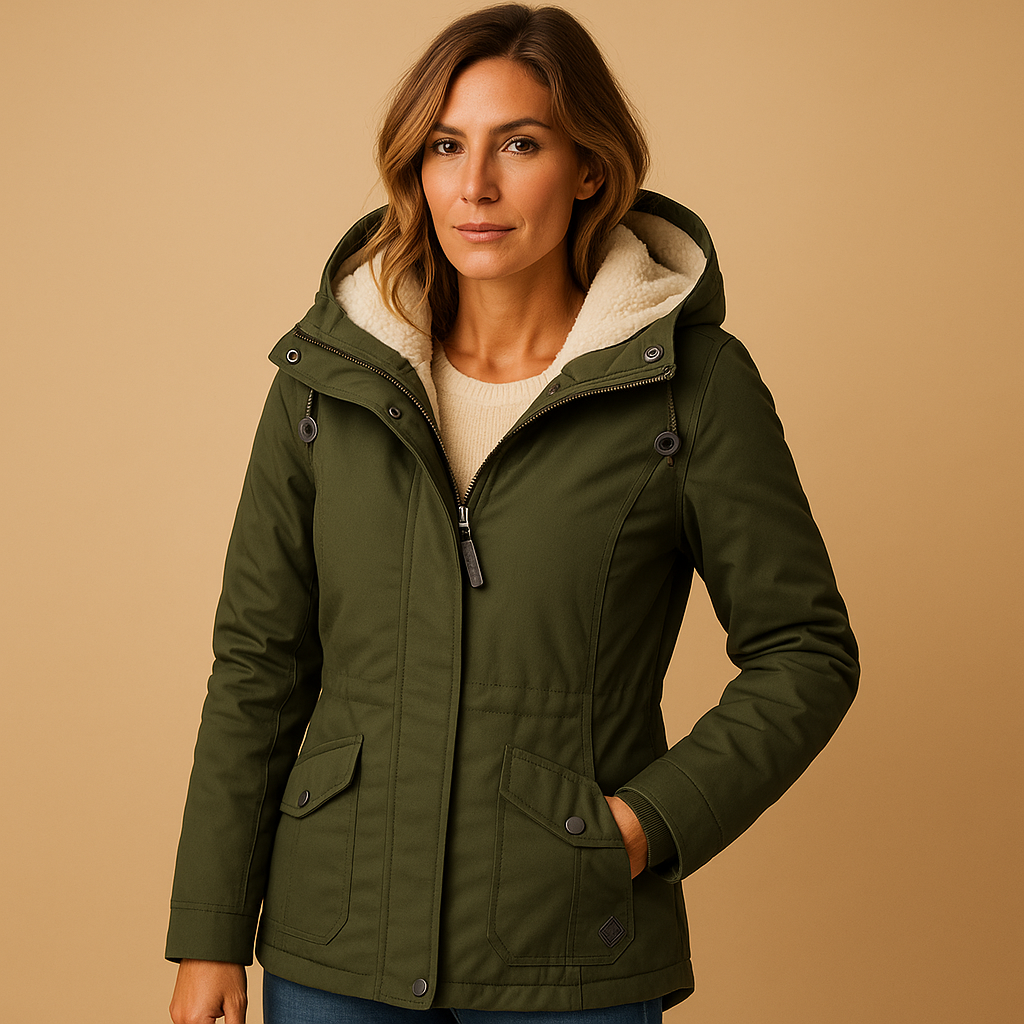 Stylish Warm Women's Winter Parka Coat - Luxivelle