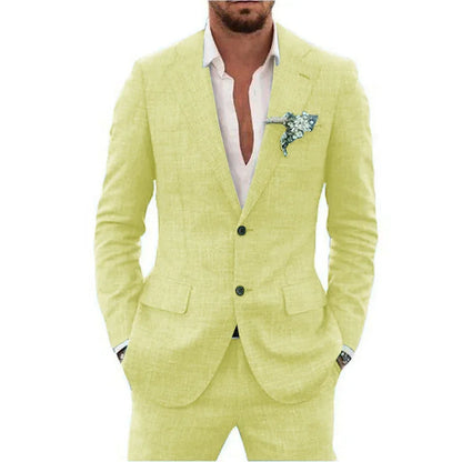 Classic Fit Lightweight Mens Suit - Luxivelle