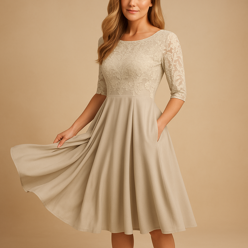 Elegant summer maxi dress for women with short sleeves and breathable fabric, perfect for holidays, casual outings, and warm weather events.