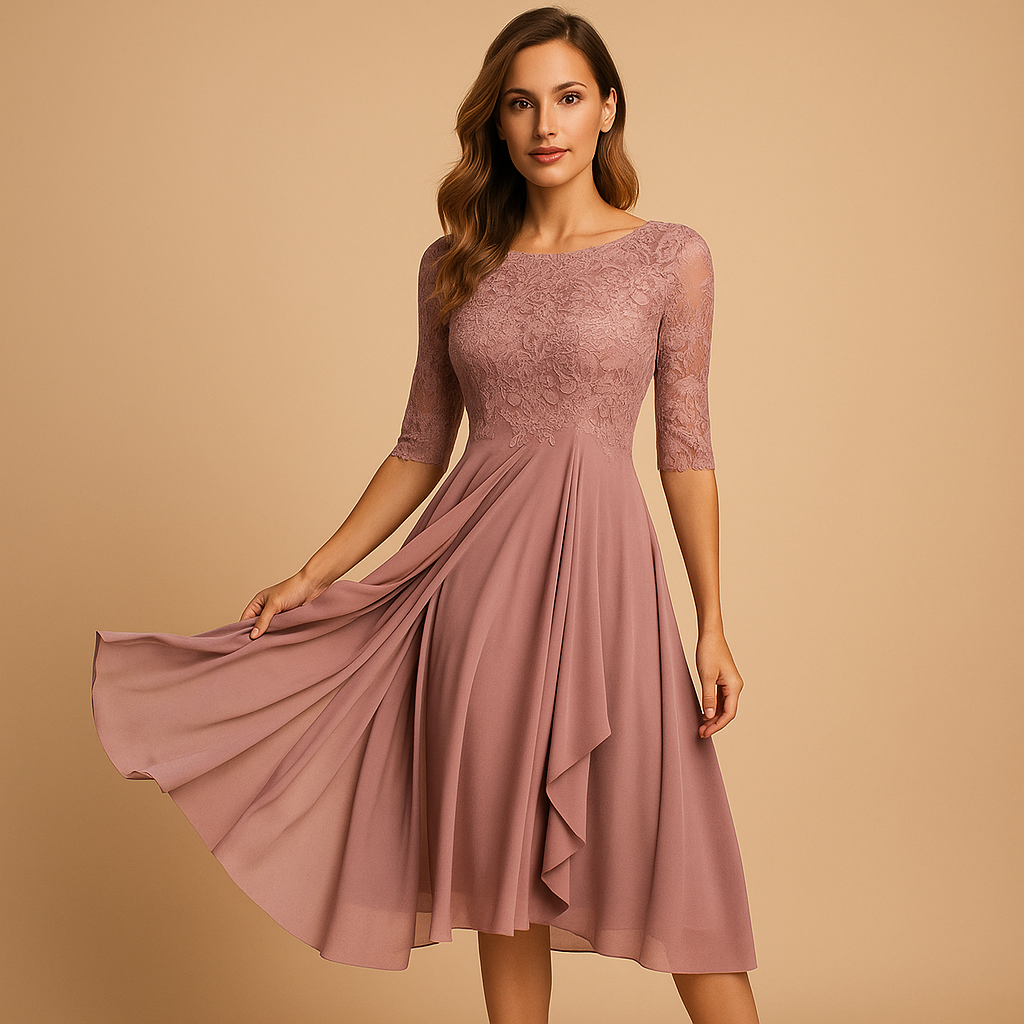 Elegant summer maxi dress for women with short sleeves and breathable fabric, perfect for holidays, casual outings, and warm weather events.