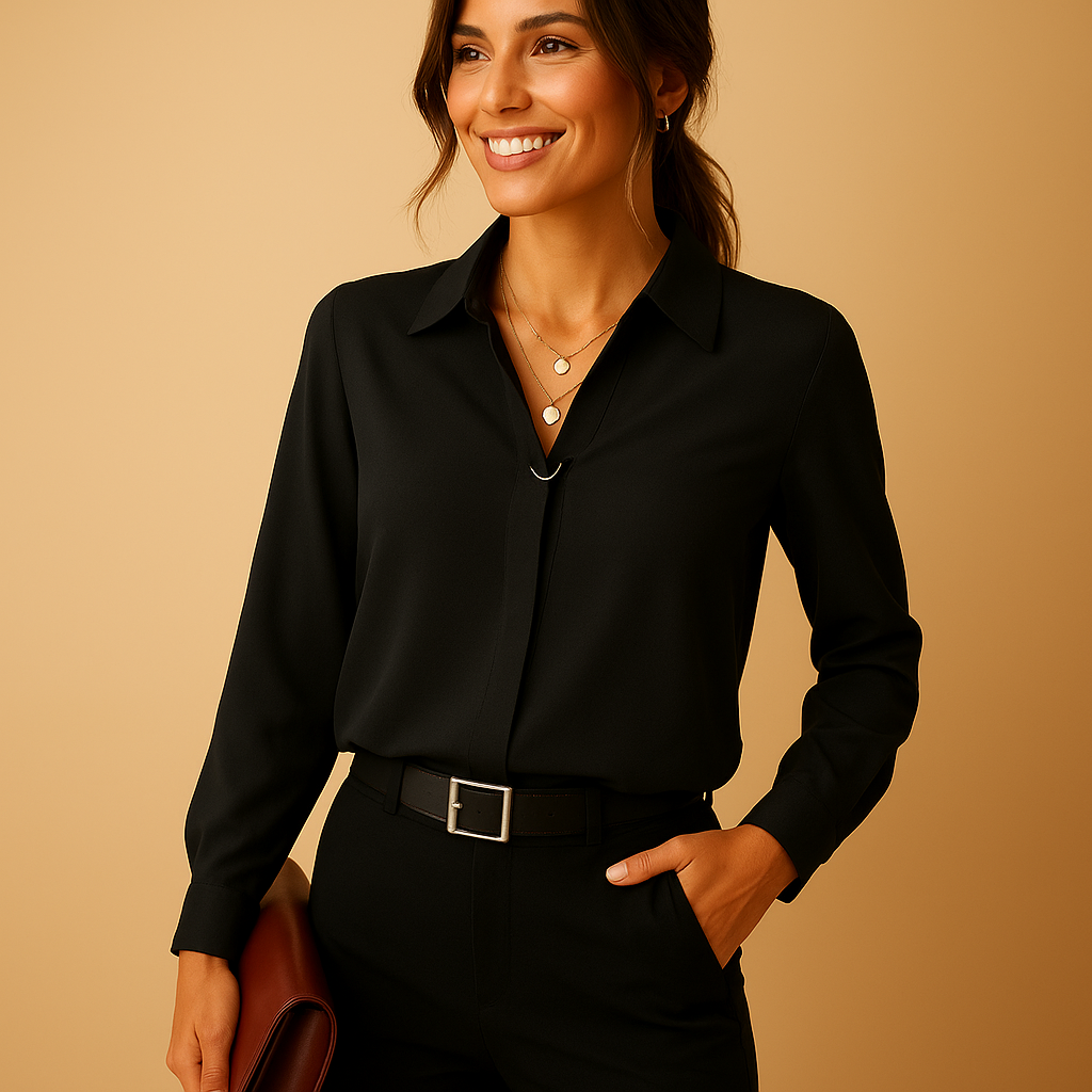 Classic Simple Women's Blouse - Luxivelle