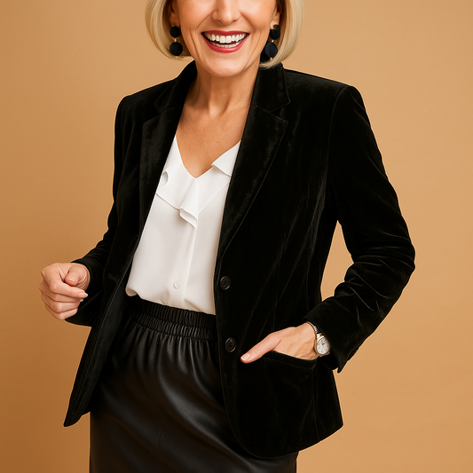 Classic Fit Ladies Blazer Jacket - Luxivelle