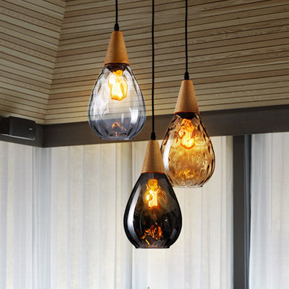 Elegant Drop Glass Pendant Lighting for Kitchen - Luxivelle
