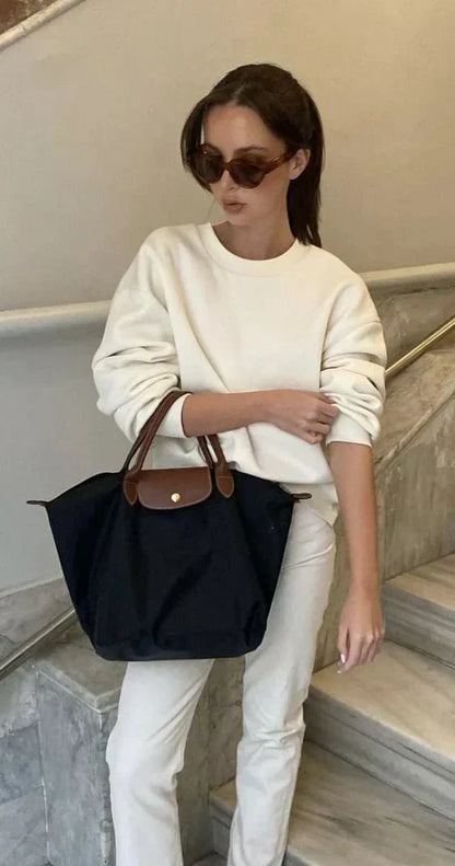 Stylish Ladies Tote Bag with Adjustable Shoulder Straps - Luxivelle