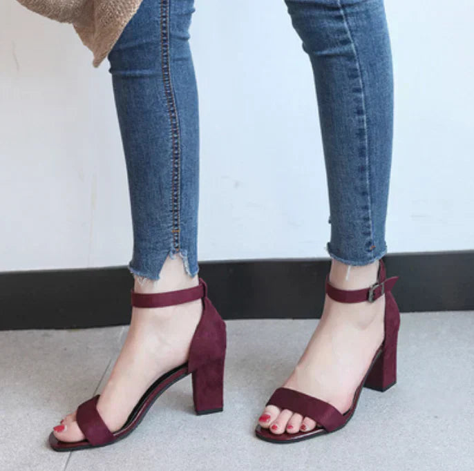 Luxury Ankle Strap High Heels
