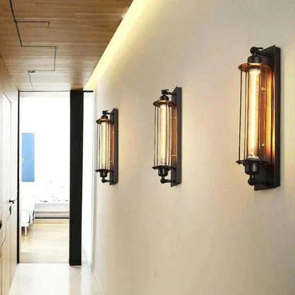 Classic Mounted LED Lamp in Sleek Black Finish