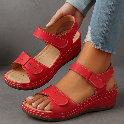 Comfortable Women's Summer Leather Sandals for Casual Wear