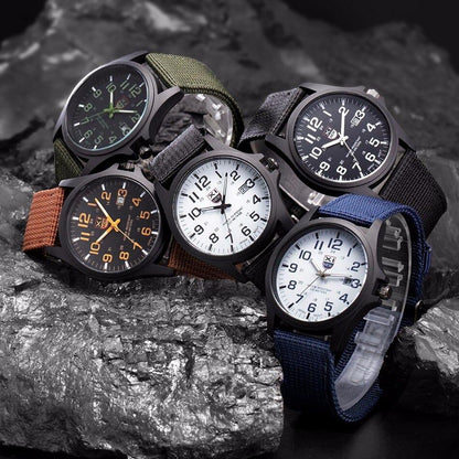 Rugged Waterproof Military Style Watch