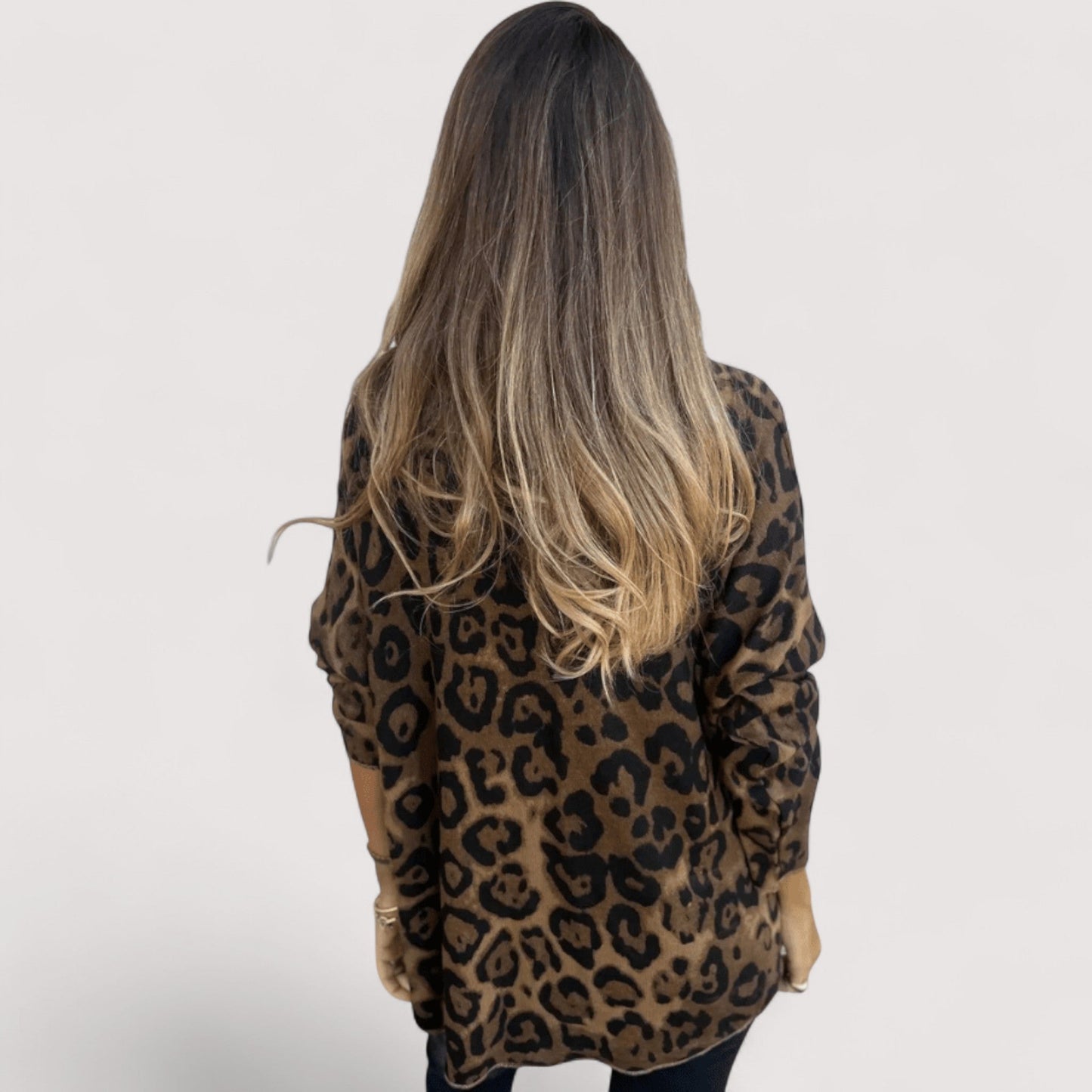 Comfortable Animal Print Blouse