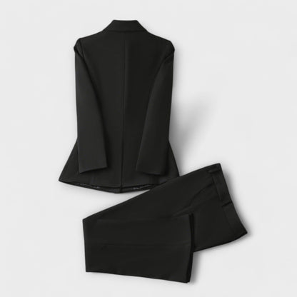 Women's 2 Piece Suit Jacket Pants Set