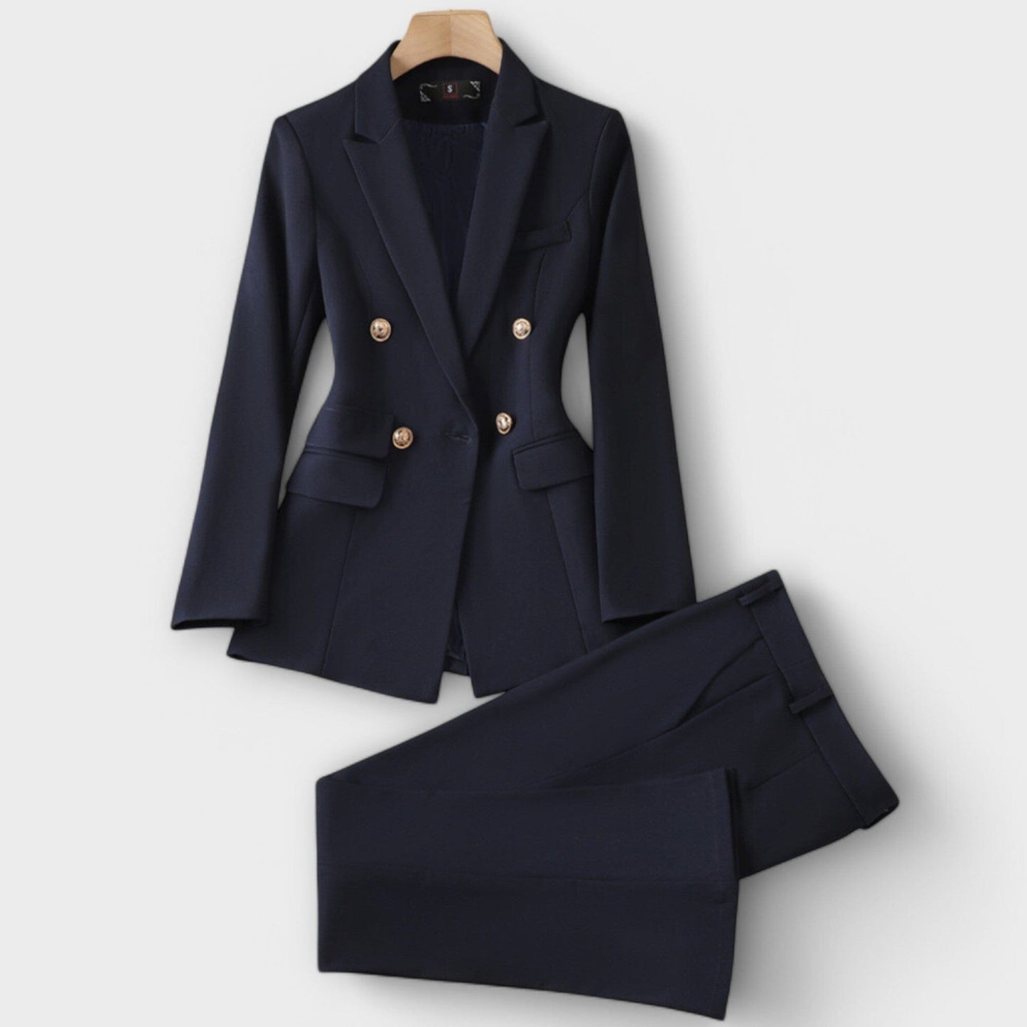 Women's 2 Piece Suit Jacket Pants Set