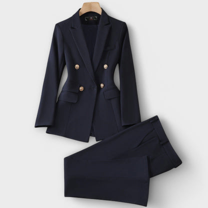 Women's 2 Piece Suit Jacket Pants Set