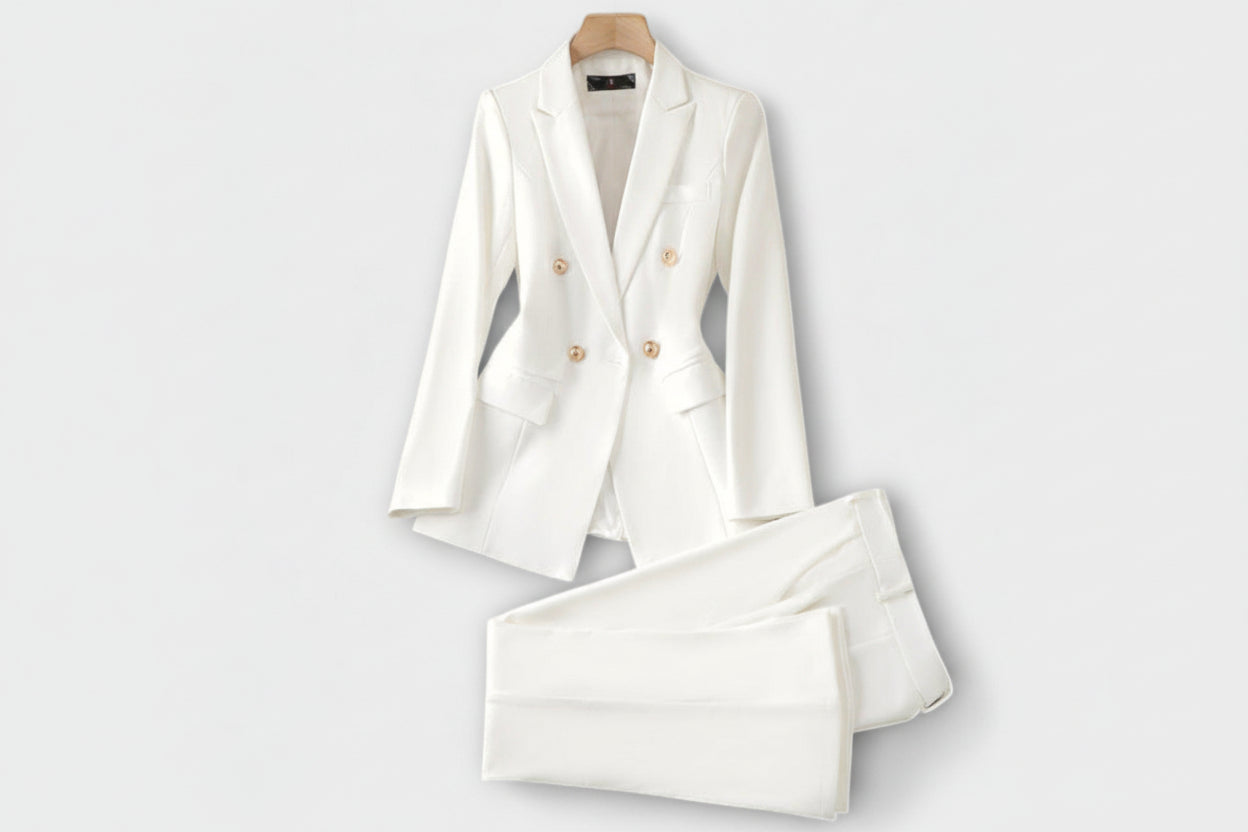 Women's 2 Piece Suit Jacket Pants Set - Luxivelle