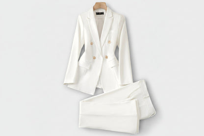 Women's 2 Piece Suit Jacket Pants Set - Luxivelle